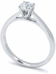 White & Black Eljegyzési gyűrű - 4, 0mm gyémánttal - fehérarany - 0, 25 karát (AU11244)