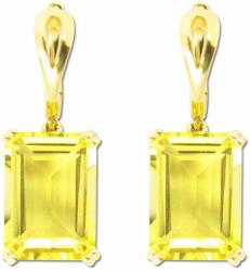 LIKO citrin köves fülbevaló aranyból (AU3554)