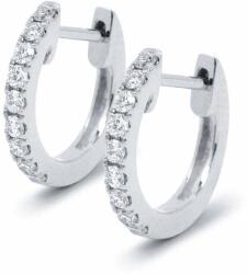 White & Black Karika gyémánt fülbevaló - fehérarany - 0, 12 karát (AU13700)