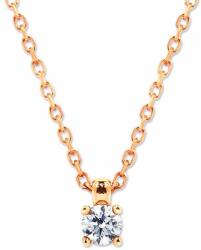 White & Black Gyémánt nyaklánc, rosegold - 3, 3mm (AU11109)