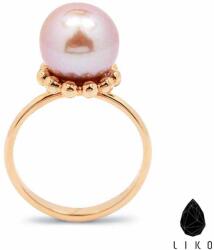 LIKO Bubbles gyűrű igazgyönggyel (AU12460)