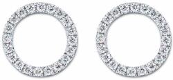 White & Black Arte karika gyémánt fülbevaló - fehérarany (AU13475)