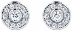 White & Black Hera briliáns gyémánt fülbevaló - 0, 15 karát (AU13538)