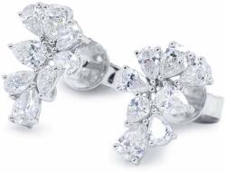 White & Black Siena fürtöcskés csepp gyémánt fülbevaló - 1, 4 karát (AU13548)