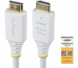 StarTech - 3 m-es (10 láb) prémium, tanúsított, nagy sebességű HDMI-kábel - HDMI2-CABLE-4K60-10W (HDMI2-CABLE-4K60-10W)