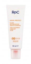 RoC Soleil-Protect High Tolerance Comfort Fluid fényvédő folyadék arcra spf50 50 ml nőknek