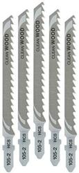 DEWALT DT2164-QZ HCS Dekopírfűrészlap 60x4mm T101D 5db (DT2164-QZ)
