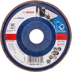 Bosch X571 Zirkon legyezőtárcsa, átmérő 115 mm, P80 (2608607336)