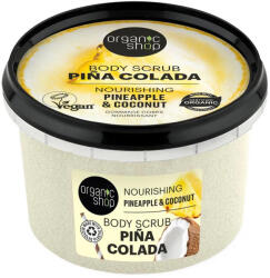 Organic Shop Tápláló testradír Piña Colada Ananász és kókusz (Nourishing Body Scrub) 250 ml