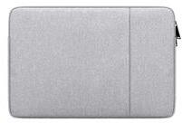 DEVIA JUSTYLE tok fekvő, textil LAPTOP/NOTEBOOK/TABLET (univerzális, vízálló, 13.3" méret) SÖTÉTSZÜRKE (ST348457) (ST348457)