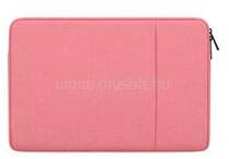 DEVIA JUSTYLE tok fekvő, textil LAPTOP/NOTEBOOK/TABLET (univerzális, vízálló, 13.3" méret) RÓZSASZÍN (ST348464) (ST348464)