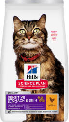 Hill's Science Plan 1, 5kg Hill's Science Plan Sensitive Stomach & Skin Adult 1+ csirke száraz macskatáp
