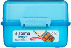 Sistema Kétrekeszes ételtároló doboz, 1, 4 l, kék (41937)