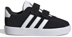adidas Sportswear adidas Sportswear, VL Court 3.0 tépőzáras nyersbőr sneaker, Fekete, 26 EU (ID9158-8.5K)