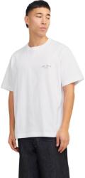 JACK & JONES Islington Back White póló L INTL