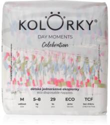 Kolorky DAY Moments Celebration eldobható ÖKO pelenkák Size M 5-8 kg 29 db