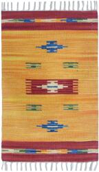 Bakero Kézzel készített szőnyeg rojtokkal, Pamut, Téglalap, Többszínű, 60x90 cm (bain0003054)