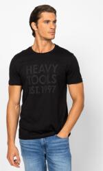 Heavy Tools MANZAR BLACK XL férfi rövidujjú póló (T16110W2503.XL)