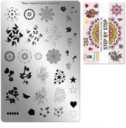 Moyra Körömnyomda lemez NO. 58 Step by step