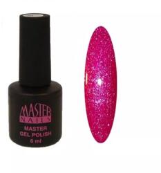 Master Nails Master Nails Zselé lakk 6ml -074 Csillámos gyémánt fuxia