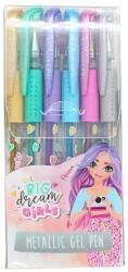 Big Dream Girls 6 db-os színes toll készlet, metál, Big Dream Girls (GDMPBD001PMETA)