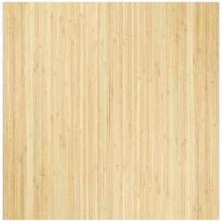 vidaXL négyszögletű világos természetes bambusz szőnyeg 100 x 100 cm 1.4 kg (376801)