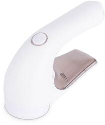 Flippy készülék szösz, szőr és por tisztítására, Textilborotva különböző típusú anyagokhoz, Rozsdamentes acél pengével, Ergonomikus fogantyúval, USB töltés, 15x6x9 cm, Fehér (132807)