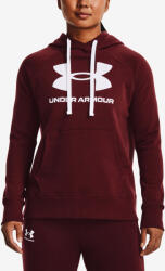 Under Armour Rival Fleece Logo Hoodie-RED Női melegítőfelső S