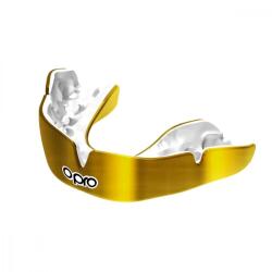 Opro INSTANT CUSTOM FIT SOLIDS Gold/White Senior Fogvédő