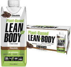 Labrada Lean Body Plant Based Protein Shake (12 x 500 ml, Ciocolată)