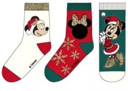  Disney Minnie Snow Green karácsonyi gyerek zokni (23/26) 3 pár