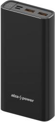 AlzaPower Metal 20000 mAh Fast Charge + PD3.0 - fekete (APW-PBM20CFB)