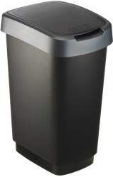Rotho szemeteskosár, 25 l, Fekete/Szürke