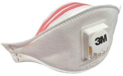 3M 10 db-os FFP3 légzésvédő maszk készlet, 3M 9332+ Aura, szeleppel / szeleppel, CE 2797 tanúsítvány (3M_9332)