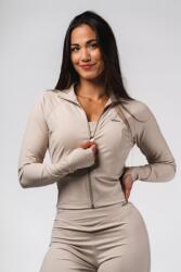 NEBBIA Deni x Fitness Zip Tracktop 314 - cream (S) - NEBBIA