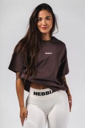 NEBBIA Oversized Tee RESET 491 - dark brown (L) - NEBBIA