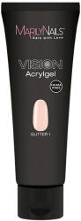 Marilynails Marily Nails HEMA Free Vision Acrylgel - Glitter 1 30g TF