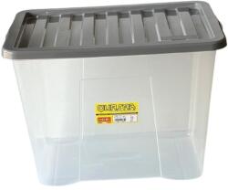 Heidrun Quasar átlátszó tárolódoboz 80L tetővel (401685)
