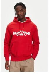 Kappa Férfi Kapucnis Pulóver, 341V57W, Biopamut, XL INTL, Piros (0000305241528_XL)