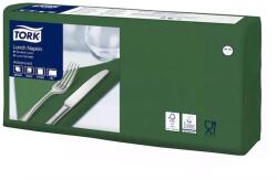 Tork Szalvéta 2 rétegű 1/4 hajtás lapméret: 32, 8 x 32, 5 cm 200 lap/csomag Lunch Tork_477214 sötétzöld (477214) - web24