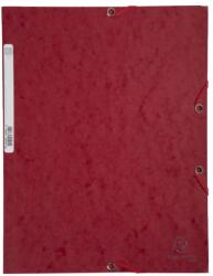 Exacompta Gumis mappa karton prespán A/4 Exacompta cseresznyepiros (P2110-0582) - web24