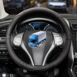 Autolife Teherautós Valódi bőr furgon kormányvédő DS01BK-49CM (DS01BK49CM)