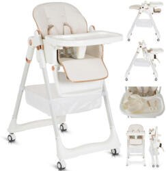 Moni LINDO multifunkciós etetőszék (ajándék szilikon előke, kanál és villa) - Fehér