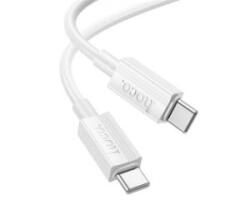 hoco. X107 adatkábel (Type-C - Type-C, 60W, PD gyorstöltő 3.0, 100cm) FEHÉR (X107_TYPE-C_TYPE-C_W) (X107_TYPE-C_TYPE-C_W)