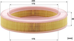 Mann-filter Levegőszűrő Mann Filter C 2540 (C2540)