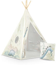 Nukido Indián sátor párnával - Dinoszauruszok - Bézs, Zöld (TE740701)