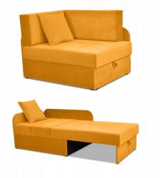  Denis gyerek sarokkanapé, kihúzható konténer, gyerekágy, Kubuś matrac