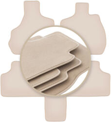  PRÉMIUM bézs színű lábszőnyegek a következő modellekhez: Chrysler Grand Voyager III 7 személyes 2000-2008