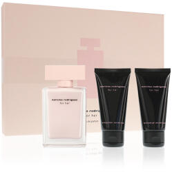 Narciso Rodriguez For Her ajándék szett nőknek EDP 50 ml + testápoló tej 50 ml + tusfürdő gél 50 ml
