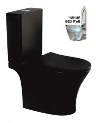 Inter Ceramic Моноблок 7937MB NEW, седалка и капак, порцелан, черен мат, 83x65x37см (7937MB NEW)